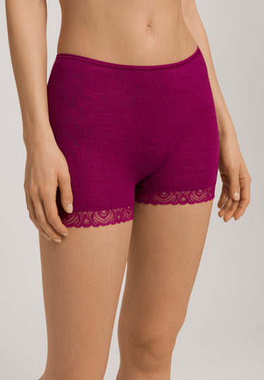 Woolen Lace Lace Trim Wool And Silk Boyleg | Pink Tourmaline 70832-2473